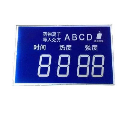 vehicle segment speed meter LCD display for digit number display