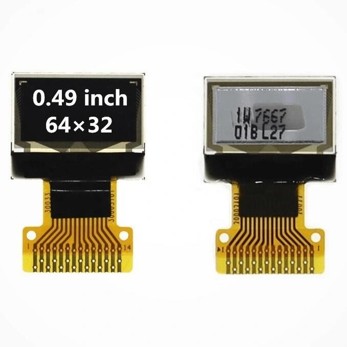 Graphic 0.49′′ 64 32 Dots I2c Interface Mono Blue OLED Display Module