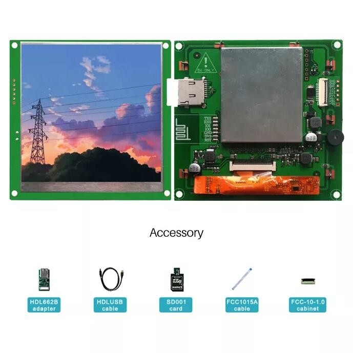 VA LCD Segment Display FPC Metal Pins Zebra For Solar Panel Glass Charger Controller
