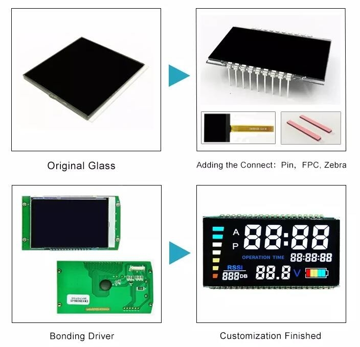 FPC Interface Lcd Display 7 inch Resistive Touch Screen Display Module Panel