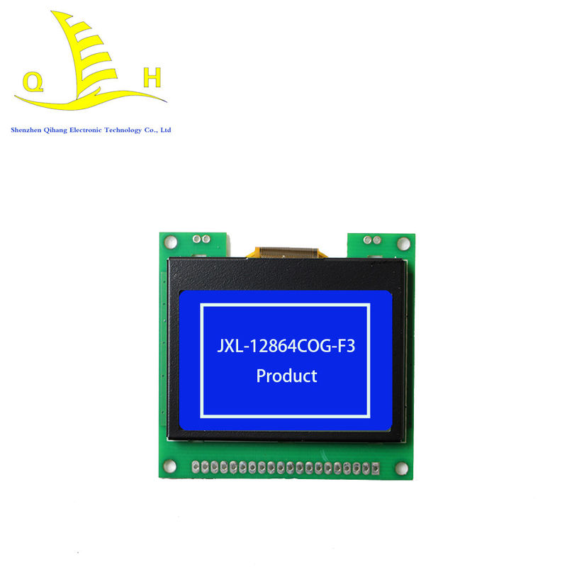 FSTN 128*64 Dot Matrix Green LCD Backlight LCD Display Screen