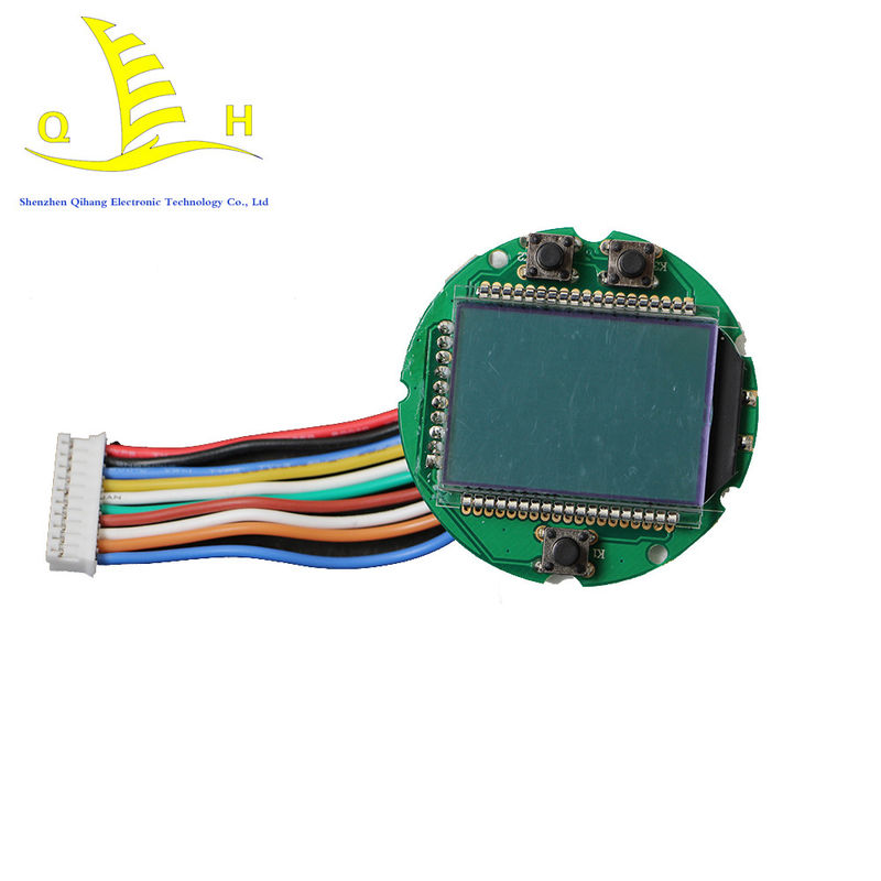 Monochrome Positive STN 6 O'Clock Segment LCD Module