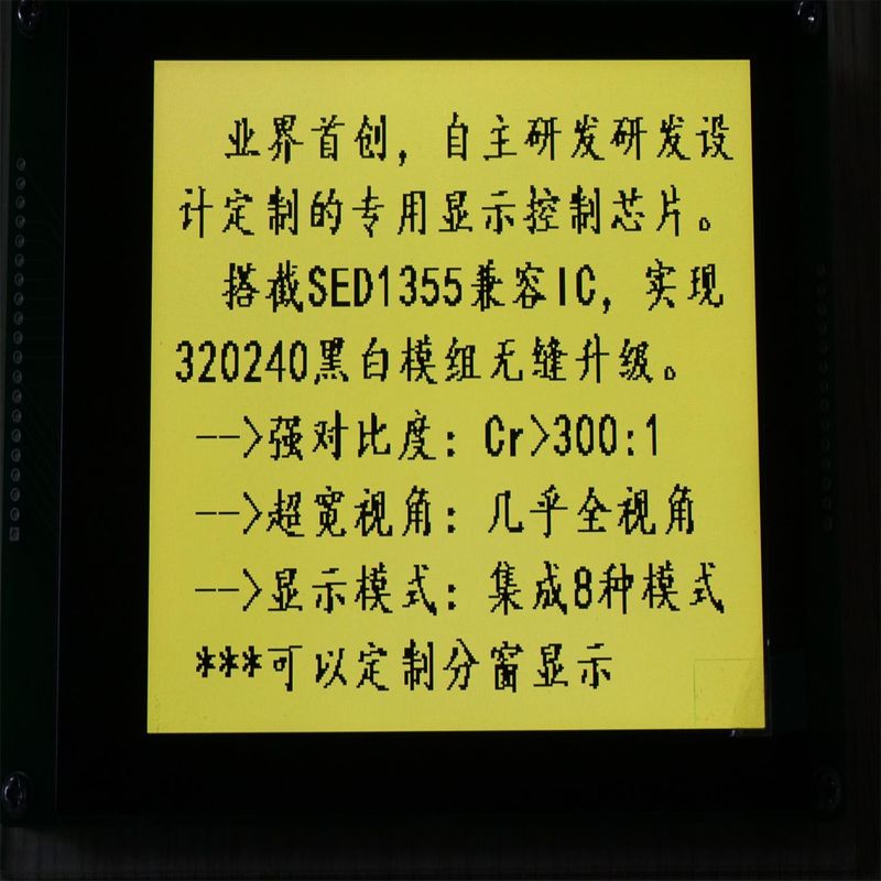 Customize LCD Panel STN FSTNL SED1355 Arduino Alphanumeric LCD Display Module
