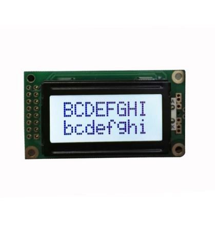 Transflective STN 8x2 Dots Character LCD Display Module