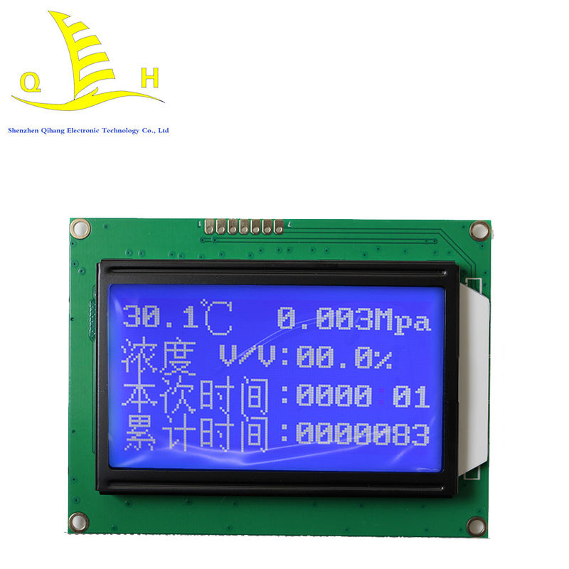 STN FSTN 12864 Dot Matrix ST7920 6 O Clock LCD Display Module