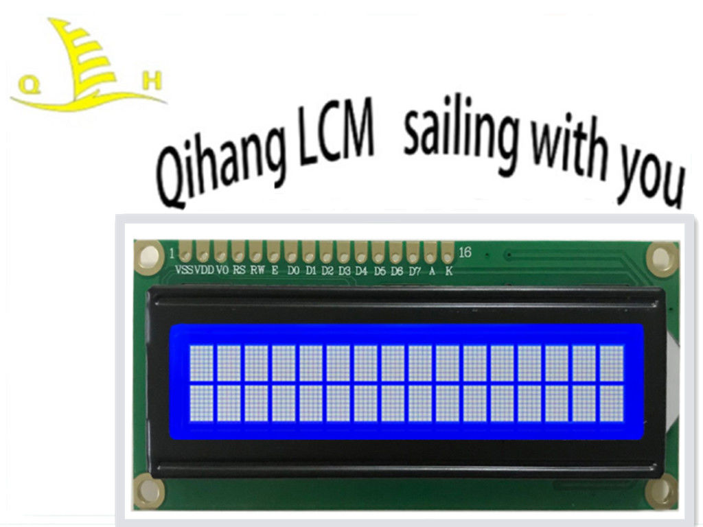 16*2 Character STN Material COB LCD Display Module 16 Pin