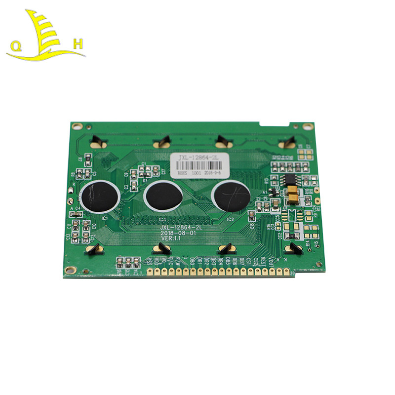 Factory Customize STN 12864 Green Led Backlight COB LCD Display Module