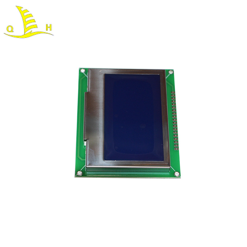 Customize 128 64 LED Backlight Transflective Negative COG LCD Module