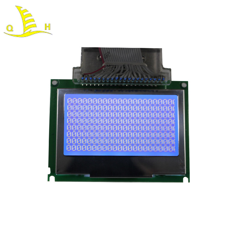 FPC 128x64 Graphic LCD Module FSTN COG Display SPI 1.54 Inch