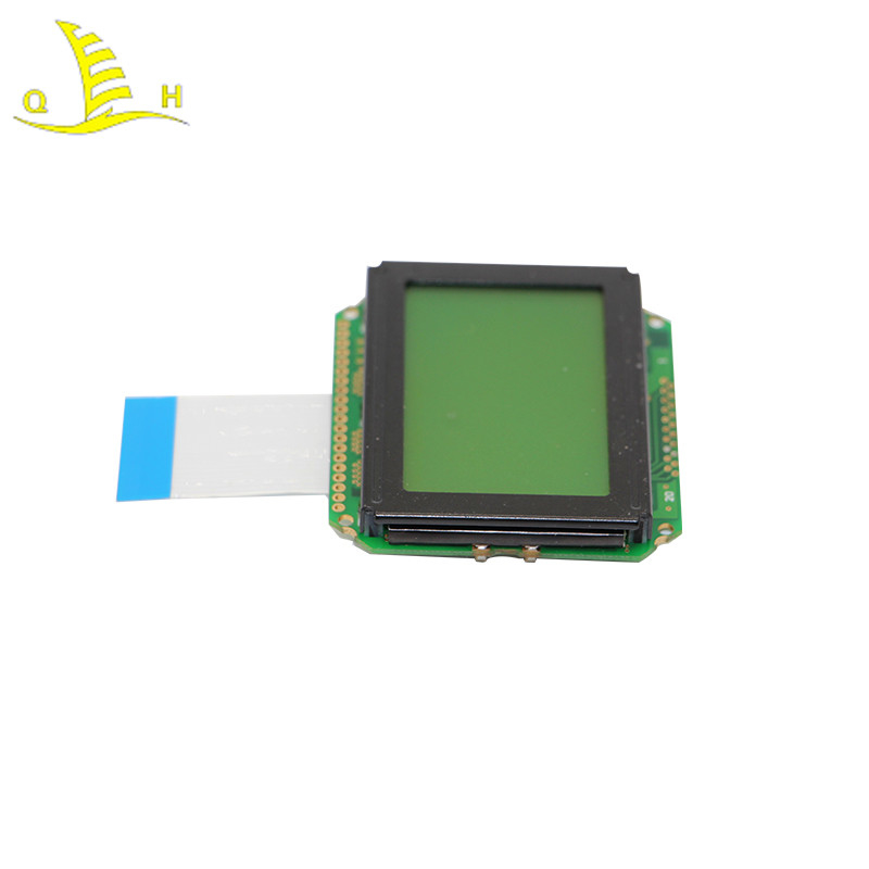 STN Negative Transflective COB LCD Module Graphic LCD 128x64 Dots