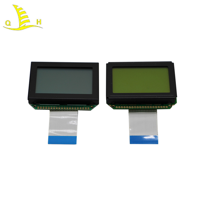 128x64 Monochrome Graphic LCD Display Transflective / Transmissive / Reflective Type