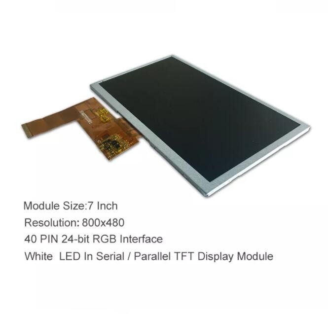 TN 800RGB×480 LCD Segment Display 5 Inch Graphics Controller HX8664 IC